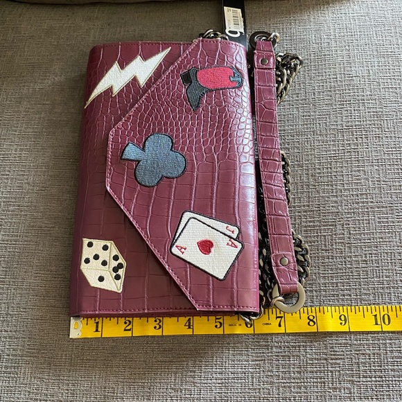 NWT Circus by Sam Edelman Jayden Crossbody Burgundy Casino Theme - Picture 10 of 10